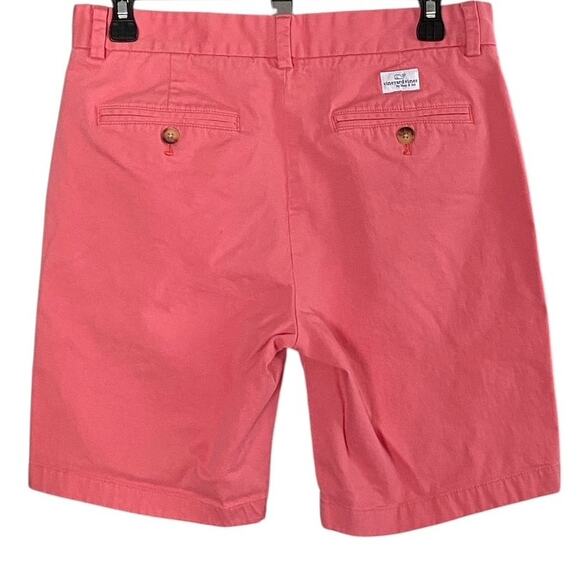 VINEYARD VINES Jetty Red 9 Inch Stretch Breaker Shorts ~ Men's Size 30 - Picture 5 of 8